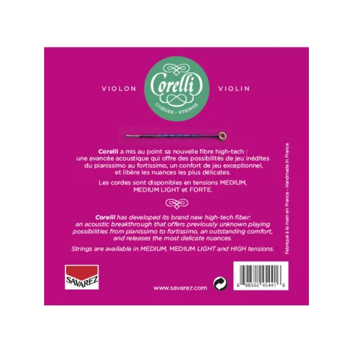 SAVAREZ 900ML CANTIGA 4/4 Közepesen könnyű hegedűhúrok