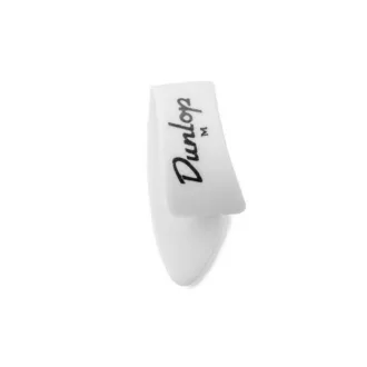   DUNLOP PICKS 9012R BALKEZES Közepes Fehér Hüvelykujj Pengető