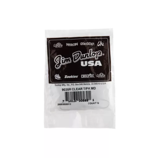 DUNLOP KIEGÉSZÍTŐK 9035R Átlátszó T/PK MD Hüvelykujj pengető