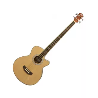 FLIGHT AB-10 NA elektroakusztikus basszusgitár