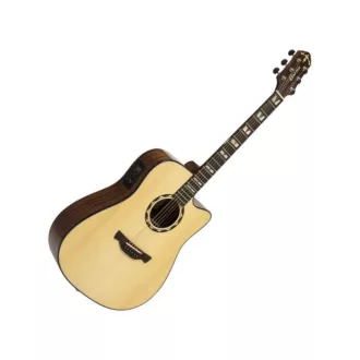   CRAFTER ABLE D-620CE/N NX Előerősítős Natúr Elektroakusztikus Gitár Tokkal