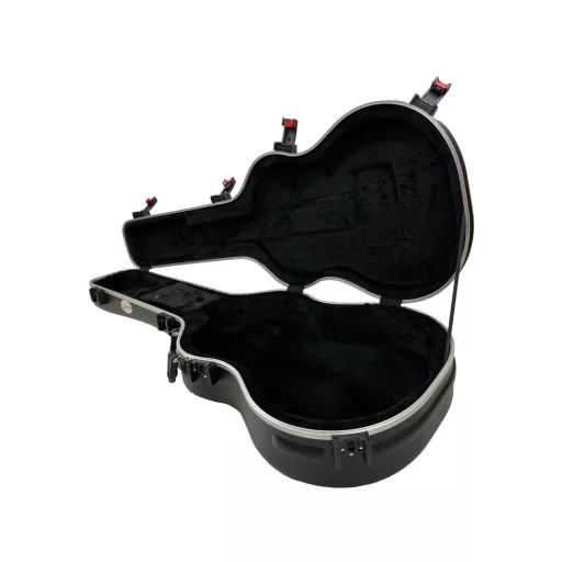 MUSIK LENZ Etui klasszikus gitárhoz, ABS-keményhéj, TSA zárral