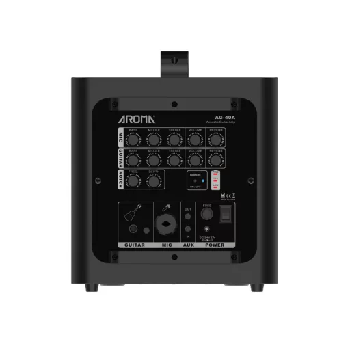 AROMA AG-40A Akkumulátoros Erősítő