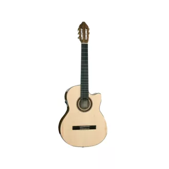   ANTONIO DE TORRES koncertgitár Cutaway, Fishman TA, tömör fenyő fedlap, magasfényű finish