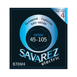   SAVAREZ B70M4 HEXAGONAL EXPLOSION 45-105 Basszusgitár Húrok