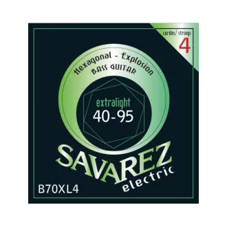   SAVAREZ B70XL4 HEXAGONAL EXPLOSION 40-95 Basszusgitár Húrok