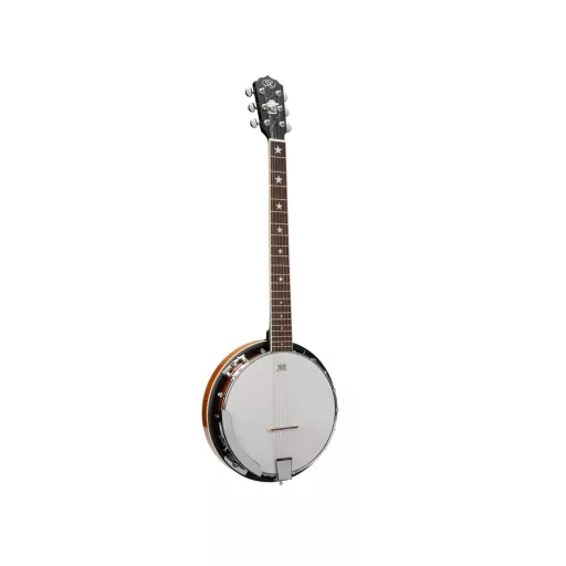 SX Banjo 6 húros tokban, Vintage Sunburst