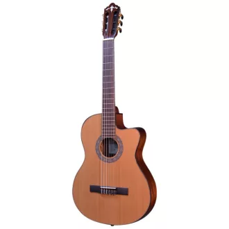 CRAFTER C-17CE elektro klasszikus gitár táskával