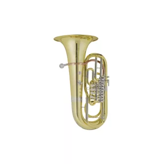   CERVENY F Tuba "Aria 3", 4 henger szelep, sárgaréz kivitel, beleértve a fúvókát és kemény tok