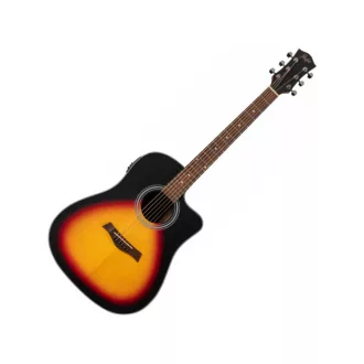 FLIGHT GUITARS D-175CE SB elektroakusztikus gitár