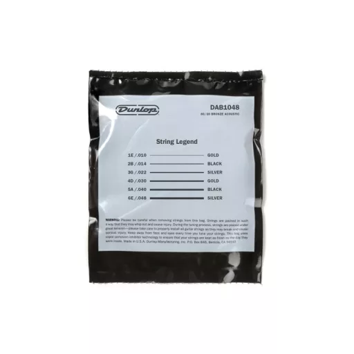 DUNLOP DAB1048 10-48 akusztikus gitárhúrok