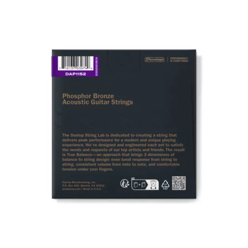DUNLOP KIEGÉSZÍTŐK DAP1152 11-52 Akusztikus Gitár Húrok