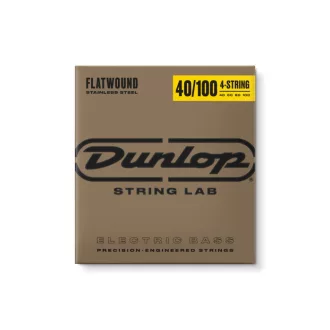   DUNLOP DBFS40100 40-100 lapos húrozású basszusgitár húrok