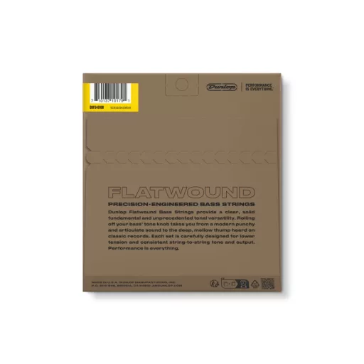 DUNLOP DBFS40100 40-100 lapos húrozású basszusgitár húrok