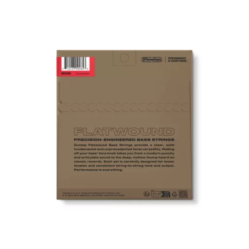DUNLOP DBFS45105 45-105 Flatwound basszusgitár húrkészlet