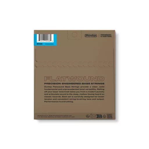 DUNLOP DBFS45125 45-125 Flatwound basszusgitár húrkészlet