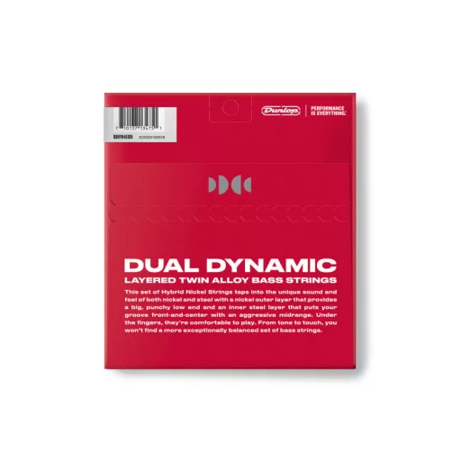 DUNLOP DBHYN45105 DUAL DYNAMIC Nikkel Acél 45-105 Basszusgitár Húrok
