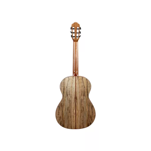 MERIDA klasszikus gitár, 4/4, tömör lucfenyő fedőlap spalted juharfurnérral