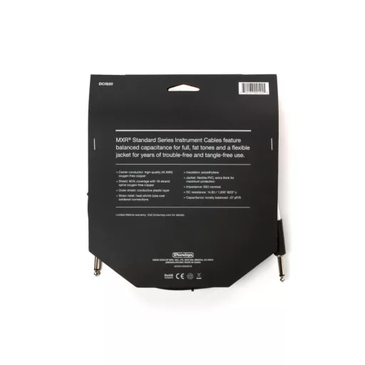 MXR MXR 20 FT 6m hangszerkábel