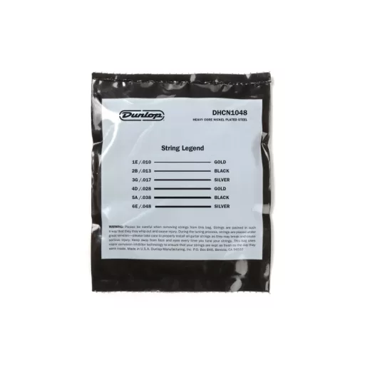 DUNLOP KIEGÉSZÍTŐK DHCN1048 HEAVY CORE 10-48 Elektromos Gitár Húrok