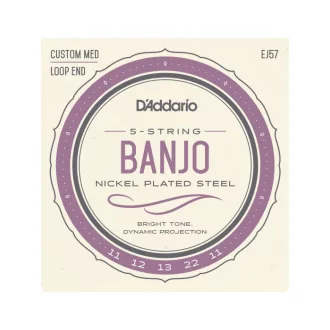 DADDARIO EJ57 11-22 Banjo Húrok