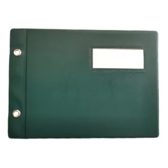   FMB Marschbuch, Raikaformátum, zöld 18,5x13cm, tartalmaz gyűrűket (páros)