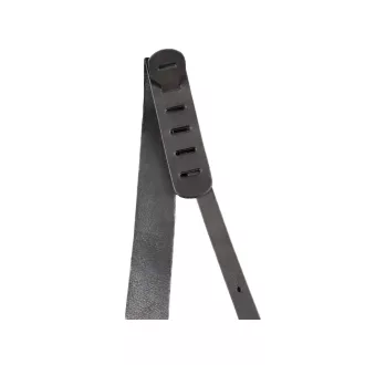   FUSELLI Ledertragband 2.8mm vastag, 5.5cm széles, Szín: fekete