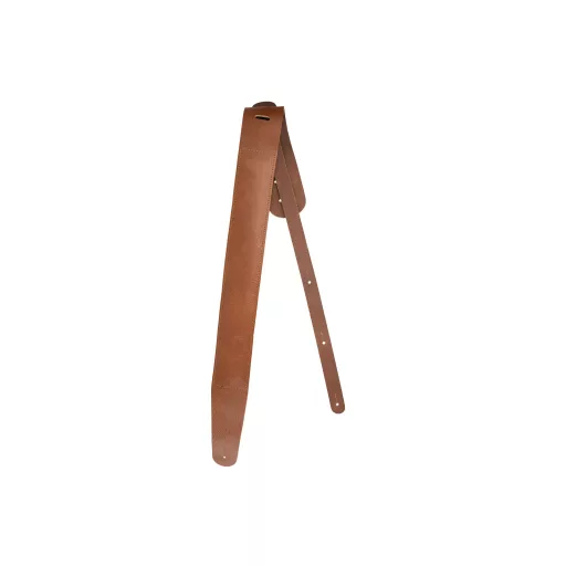 FUSELLI bőrgitárszíj, párnázott szíj, 2.8mm vastag, 7cm széles, szín: barna