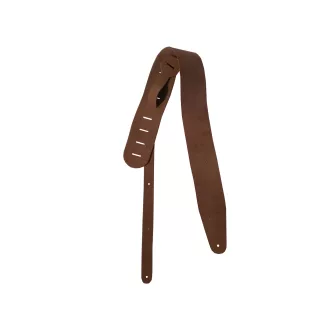   FUSELLI Wildbőrből készült gitár heveder, 2,8 mm vastag, 7 cm széles, Szín: világosbarna