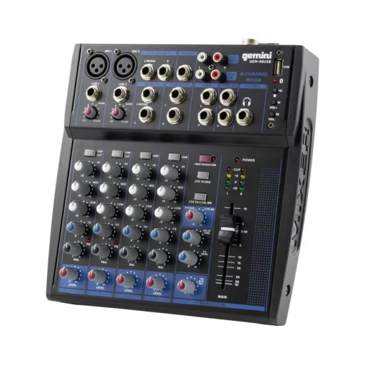 GEMINI GEM-08USB keverő effektusokkal
