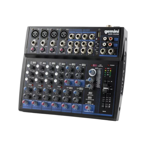 GEMINI GEM-12USB keverőeffektekkel