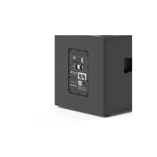 K-GEAR Aktív oszlopos PA rendszer 12" mélynyomóval + 16x2" moduláris oszlopos sugárzó, 4x750W erősítő, fekete