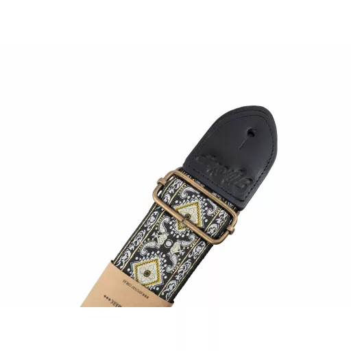 HIP STRAP Gitár heveder Modell Gypsy, Szín: fekete