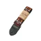 HIP STRAP Gitárszíj Modell Woodstock Red, Szín: fekete