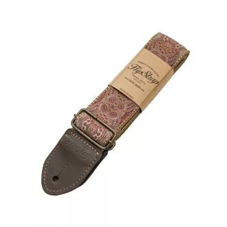 HIP STRAP Gitárheveder Modell Kashmir Gold, Szín: barna