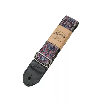   HIP STRAP Gitárheveder Modell Kashmir Midnight, Szín: fekete