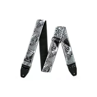   DUNLOP KIEGÉSZÍTŐK ILD02 I LOVE DUST VORTEX FEKETE/FEHÉR Gitárpánt