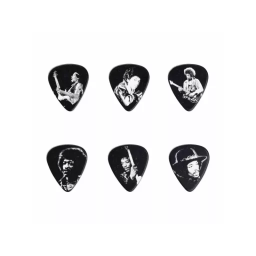 DUNLOP JH-PT06M Ezüst Portrait Medium (6) pengető csomag