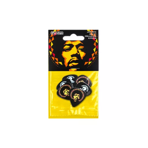 DUNLOP PICKS JHP16HV HENDRIX AURA MANDALA (6) Pengetőkészlet
