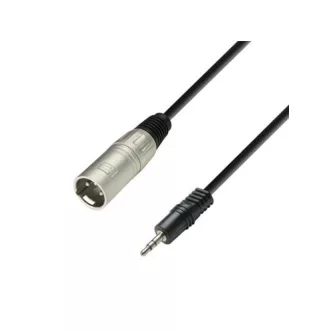 ADAM HALL K3BWM0300 XLR Férfi-3,5 Sztereó 3 m Audio Kábel