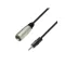 ADAM HALL K3BWM0300 XLR Férfi-3,5 Sztereó 3 m Audio Kábel