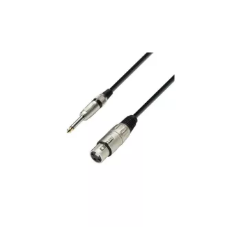 ADAM HALL K3MFP0100 XLR női-6,3 mono 1 m mikrofonkábel
