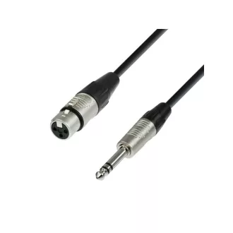 ADAM HALL K4BFV0600 XLR női-6,3 sztereó 6 m mikrofonkábel