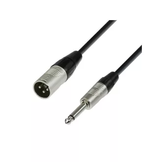   ADAM HALL K4MMP1000 XLR Férfi-6.3 Mono 10m Hangszercsatlakozó kábel