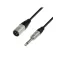 ADAM HALL K4MMP1000 XLR Férfi-6.3 Mono 10m Hangszercsatlakozó kábel