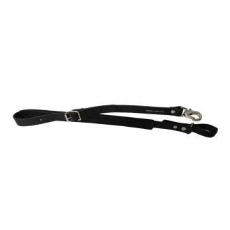   KÖLBL bőrpánt bariton- és tenor kürthöz, párnázott, 40 mm, 1 karabiner és 1 hurok, szín: fekete