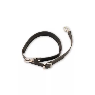  KÖLBL bőrszíj bariton- és tenorhornhoz, párnázott, 40 mm, 2 fém karabiner, Szín: fekete