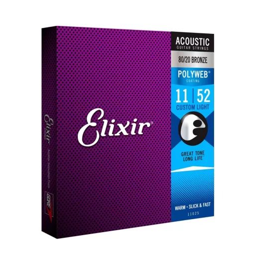 Elixir 11025 Custom Light (11-52) PW akusztikus húrok