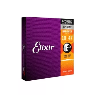 Elixir 11152 12-String Light (10-47) NW akusztikus húrok
