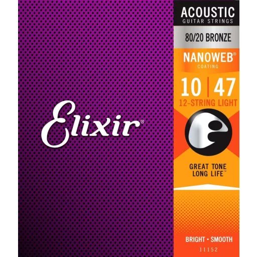 Elixir 11152 12-String Light (10-47) NW akusztikus húrok
